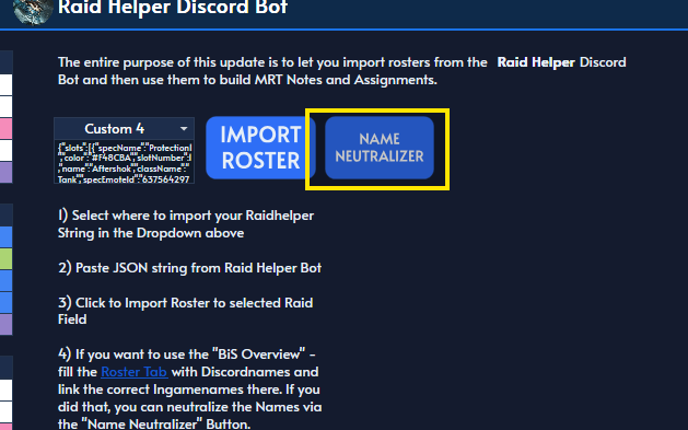 Open Raid Helper comp