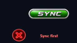 Sync status window