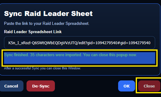 Add character window